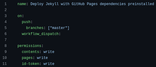 Jekyll YAML