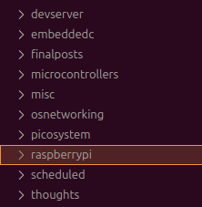 Filesystem Structure