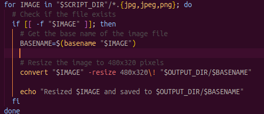 Resize IMG Bash Script